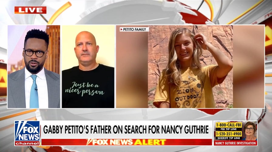 Gabby Petito's father Joe Petito speaks out on Nancy Guthrie disappearance