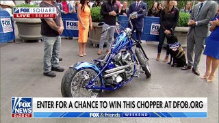 Custom built motorcycle made for Dogs for our Brave charity - Fox News
