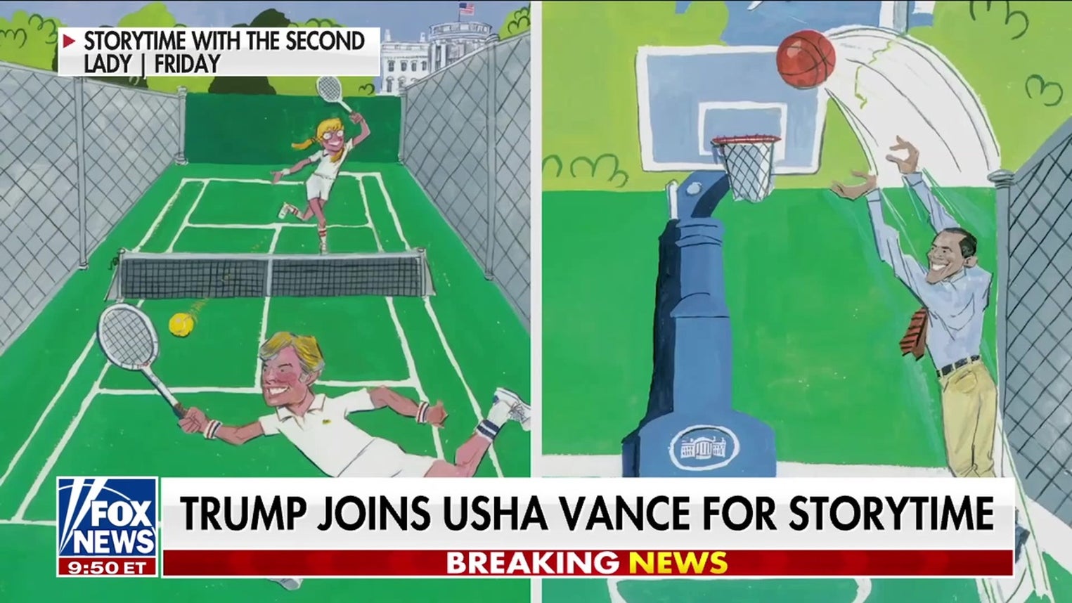 Donald Trump delivers hilarious storytime with Usha Vance