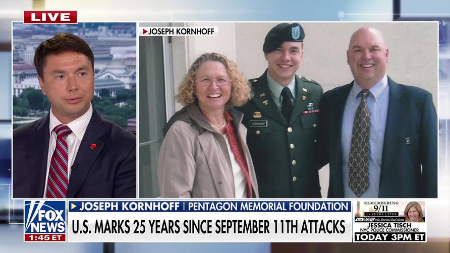 Joseph Kornhoff recalls emotional reunion with parents after 9/11 attacks