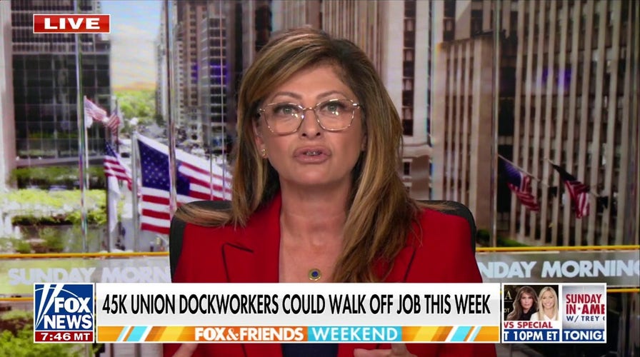 Potential port strike is another example of the Biden admin’s ‘ineptitude’: Maria Bartiromo