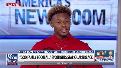 Future LSU quarterback talks 'God. Family. Football.' on Fox Nation