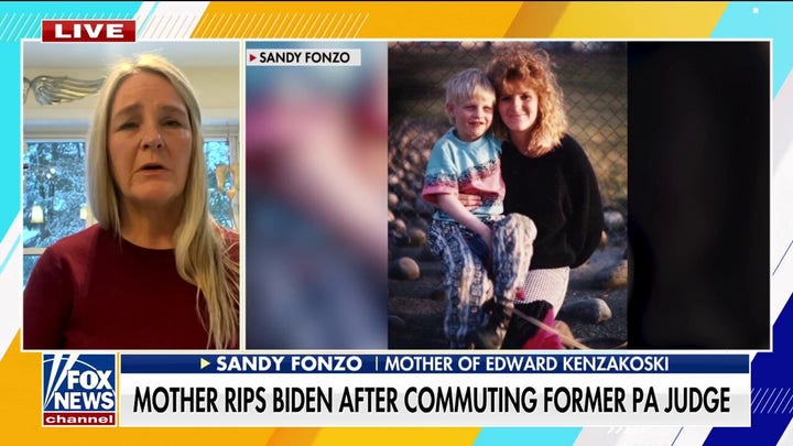 Mother rips Biden for commuting sentence of 'kids for cash' judge: 'Deeply upsetting'