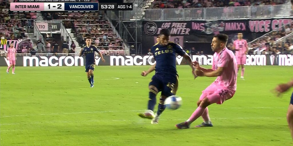 Vancouver's Pedro Vite finds the back of the net vs. Inter Miami