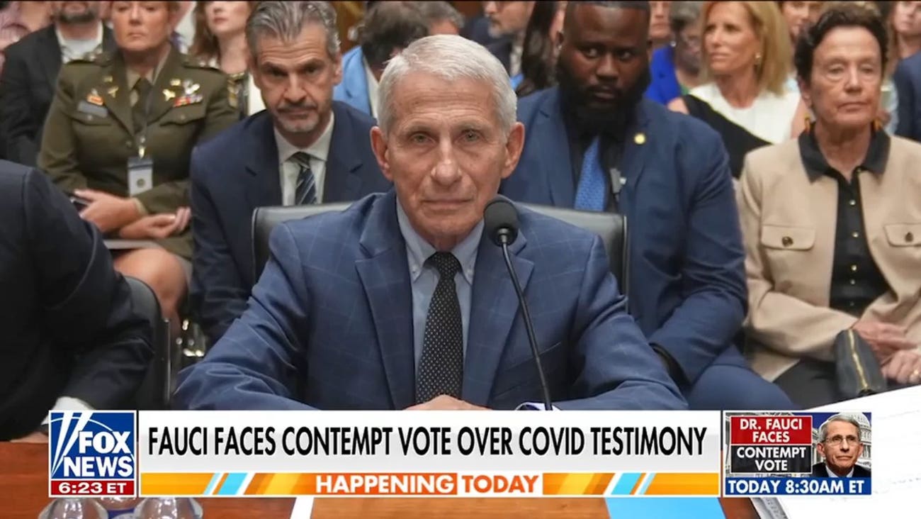 Dr Fauci faces Senate contempt vote over COVID testimony