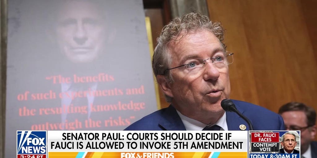 Dr Fauci faces Senate contempt vote over COVID testimony