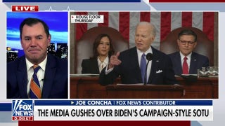 Joe Concha: Biden was going to be 'thrown bouquets of flowers' regardless of his SOTU performance - Fox News