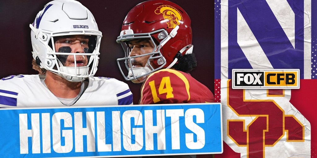 Northwestern Wildcats vs. No. 19 USC Trojans Highlights | FOX College Football