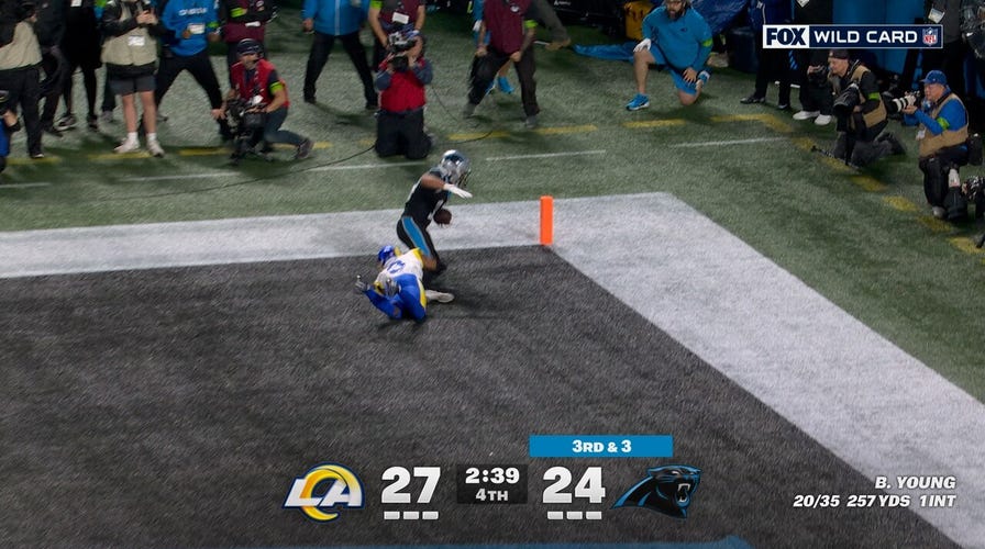 Bryce Young finds Jalen Coker for seven-yard TD, giving Panthers lead over Rams
