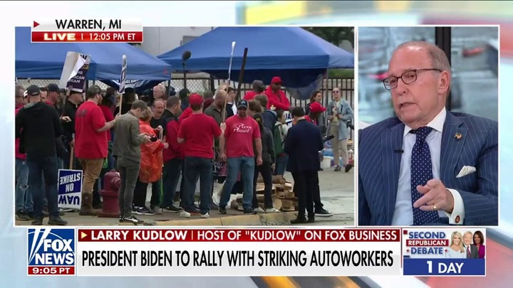 Biden expected to rally with striking auto workers in Michigan