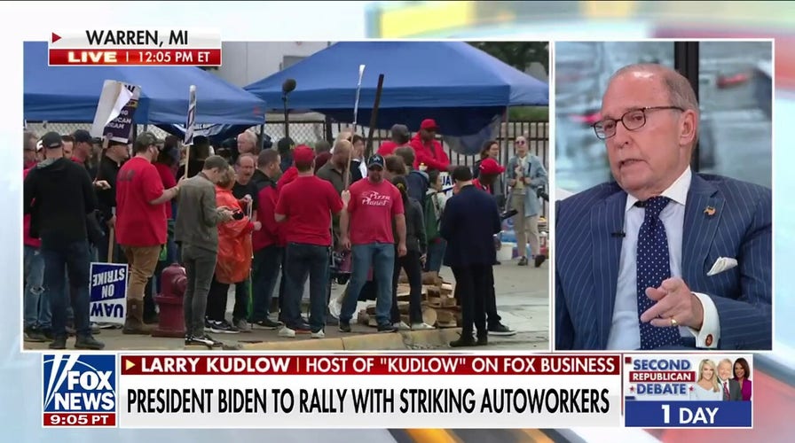 Biden expected to rally with striking auto workers in Michigan