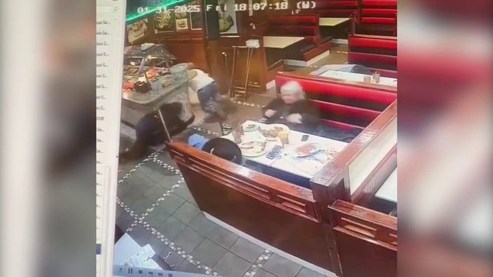 Philadelphia plane crash debris hurtles through diner window, strikes man in head