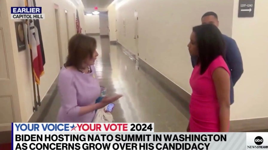 Nancy Pelosi snaps at ABC reporter for asking her whether Biden can win