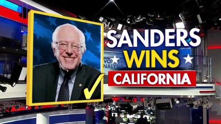Fox News projects Bernie Sanders will win California