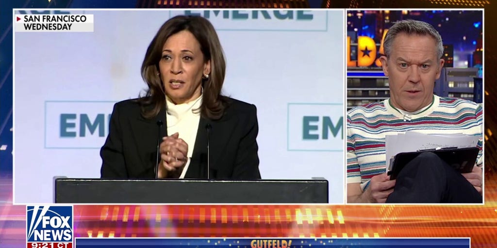 Gutfeld: Kamala Harris’ first major speech since election was ‘another classic ball of verbal vomit’