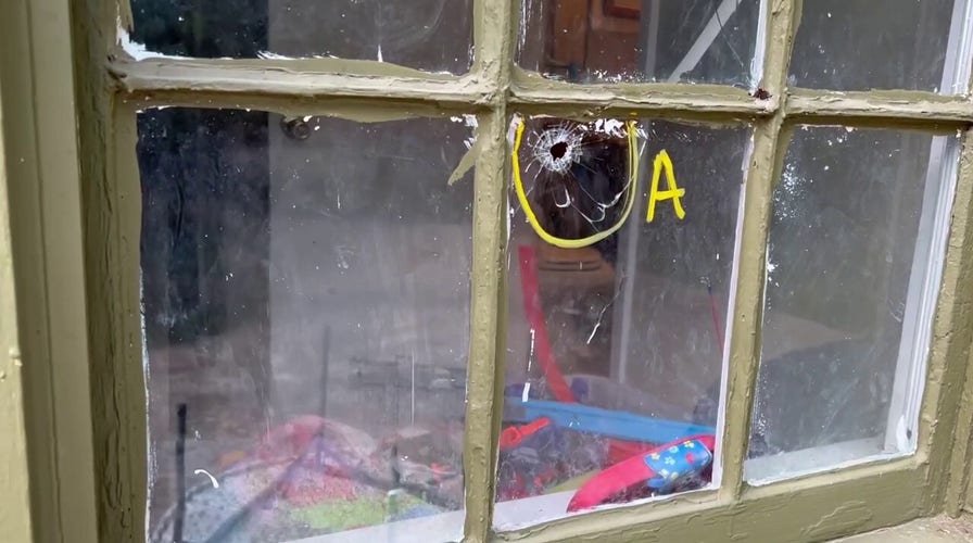 Visible bullet holes, blood stain seen in Memphis home following Ezekiel Kelly attack