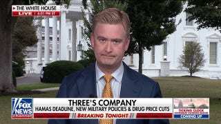 President Trump says his support will never waver at top-brass military meeting