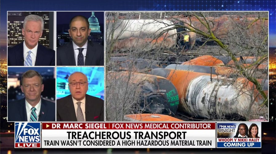 Dr Marc Siegel breaks down health effects from Ohio toxic chemicals