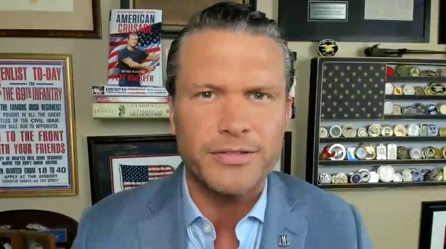 Pete Hegseth reacts to the divide in America over its history and the police
