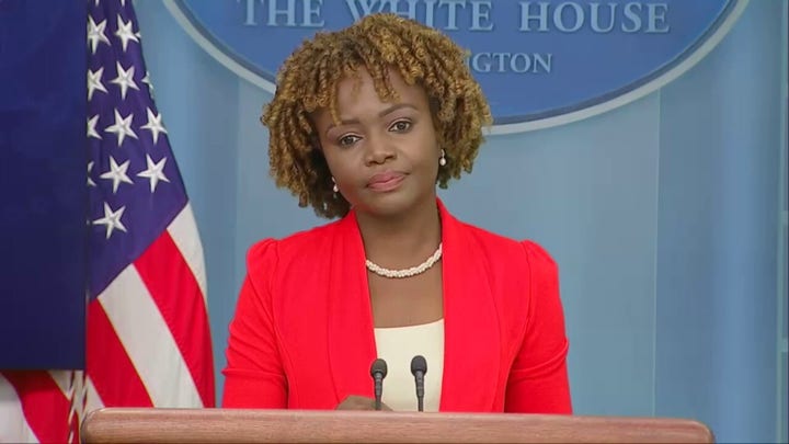 KJP sidesteps reporter on Biden's repeated public falls