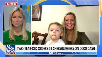 Two-year-old orders 31 cheeseburgers on DoorDash