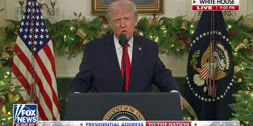 President Trump sums up successes of the past year: 'They're not laughing anymore'