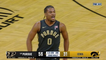 Purdue drills FIVE STRAIGHT 3-pointers vs. Iowa