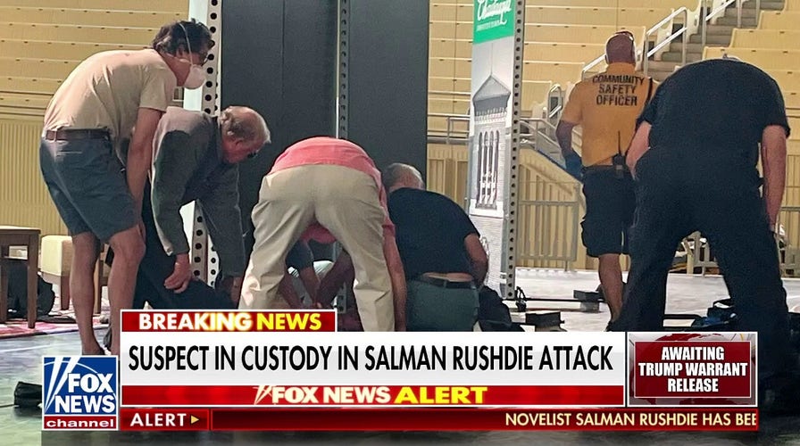 Suspect in Salman Rushdie attack now in custody