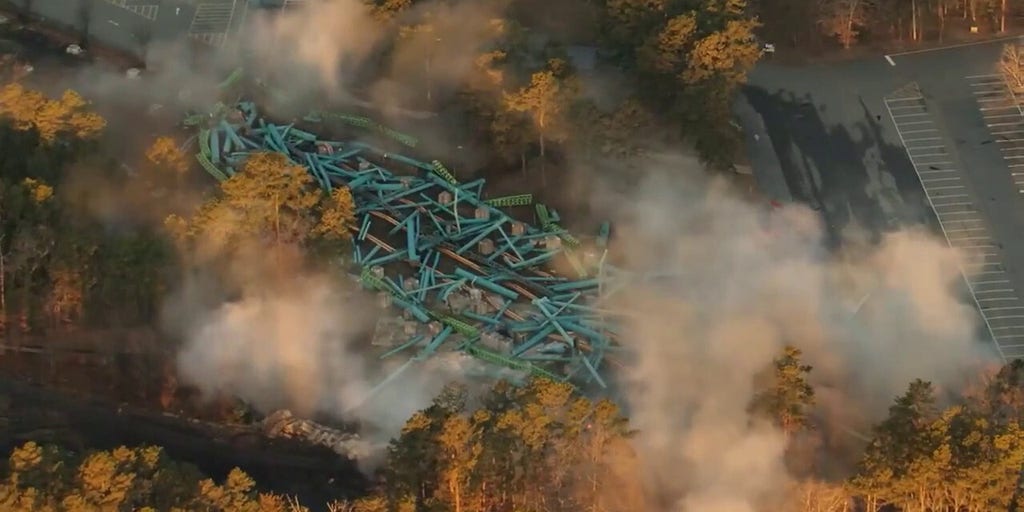 Six Flags Great Adventure roller coaster Kingda Ka imploded after closing down