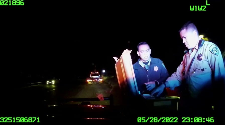 Top 5 key moments from Paul Pelosi DUI dashcam video: ‘He’s constantly grabbing onto the patrol car’