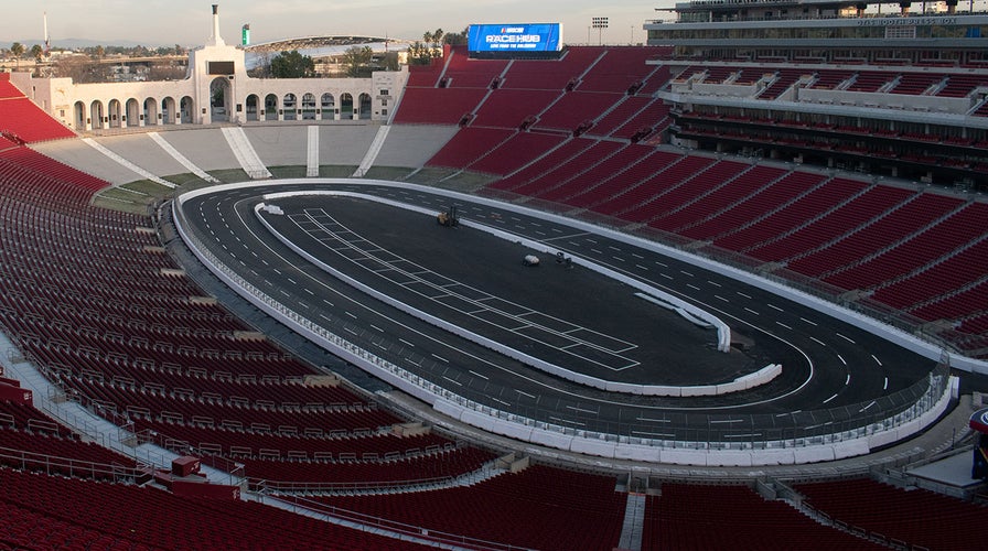 NASCAR on Fox's Larry McReynolds previews the Busch Light Clash at the Coliseum