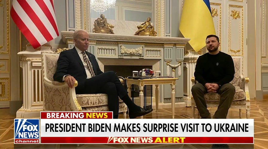 President Biden Makes Surprise Visit To Kyiv, Ukraine, Meets With ...