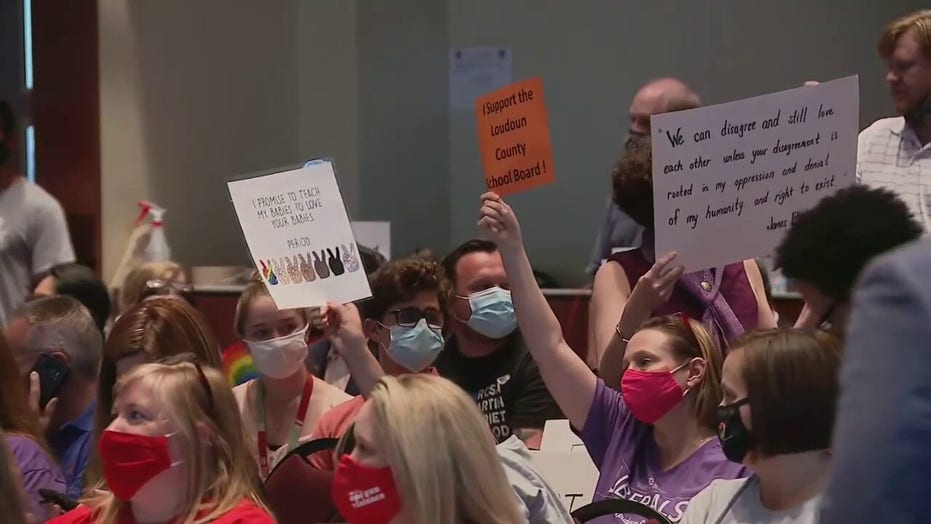 Loudoun school board meeting erupts as parents, educators condemn decision to put teacher Tanner Cross on leave