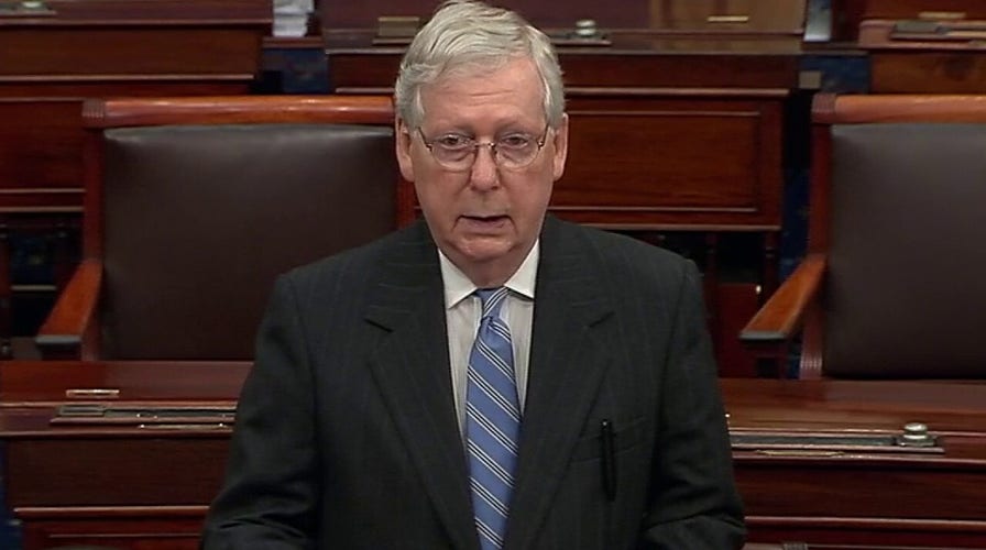 Sen. McConnell on coronavirus bill: The Senate is not going to leave small business behind