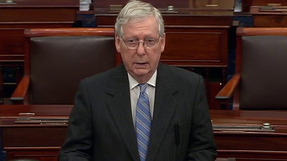 McConnell's coronavirus stimulus plan would provide payments of $1,200 per person, $2,400 for couples