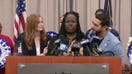 Union member repeatedly pauses during remarks at El-Sayed news conference
