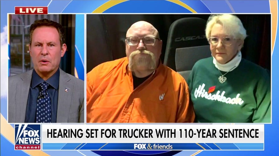 Hearing set for trucker sentenced to 110 years over deadly crash 