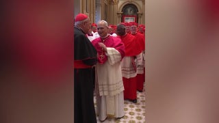 Pope Leo XIV is escorted out of Sistine Chapel after becoming 267th Pope