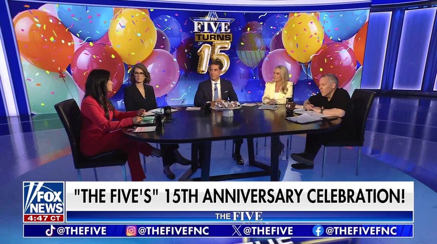 The Five' turns 15 and celebrates with viewers | Fox News Video