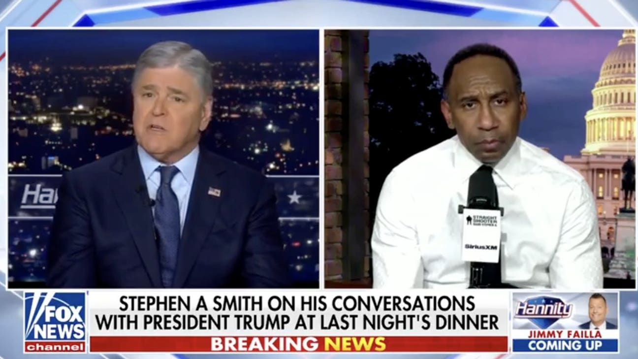 Stephen A Smith shares what he told President Trump at White House dinner