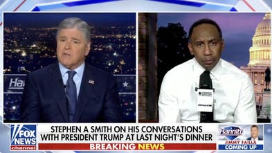 Stephen A Smith shares what he told President Trump at White House dinner