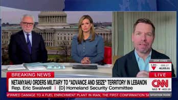 Swalwell pressed on Democrats' resistance to fully funding DHS amid Iran threat