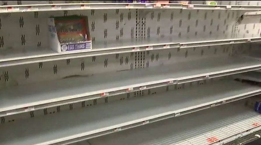 Meat, eggs, frozen foods and paper products flying off store shelves