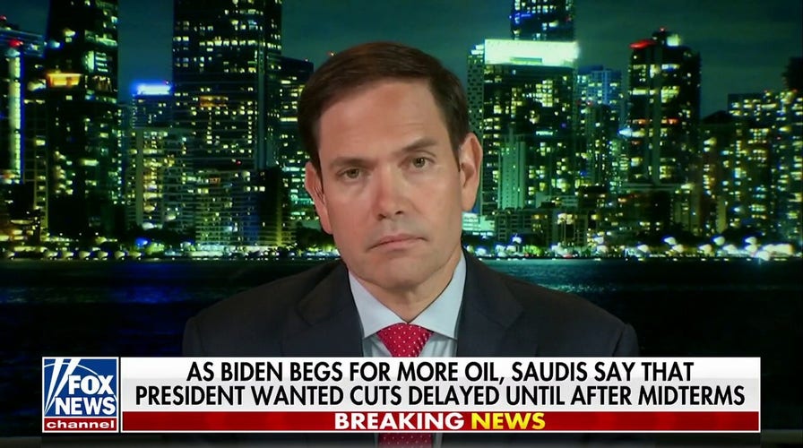 Rubio: Is Biden engaging in an oil quid pro quo with Saudi Arabia?
