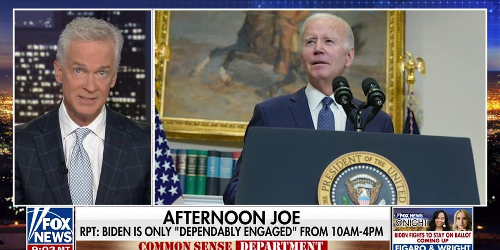 'Common Sense': Biden is 'presidenting' his best for six hours