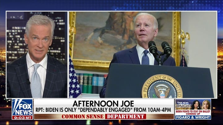 'Common Sense': Biden is 'presidenting' his best for six hours