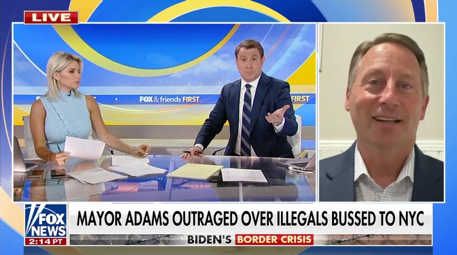 NYC Mayor Eric Adams outraged over migrant buses arriving from Texas