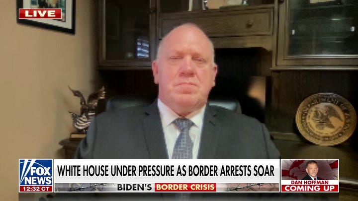 Tom Homan: Biden's 'open border policies' are not humane 