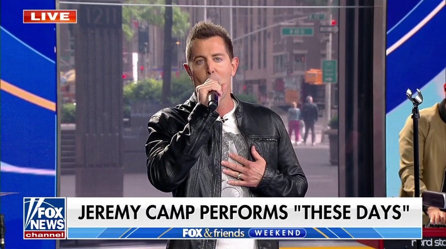 Jeremy Camp performs 'These Days' during 'Fox & Friends Weekend'