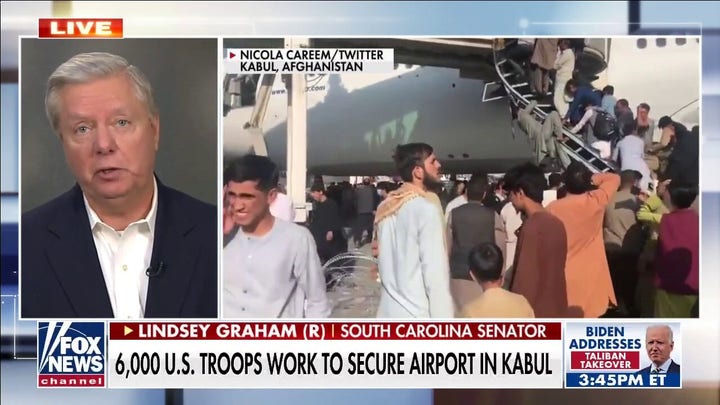 Lindsey Graham: Trump would not have withdrawn from Afghanistan if chaos was going to result 